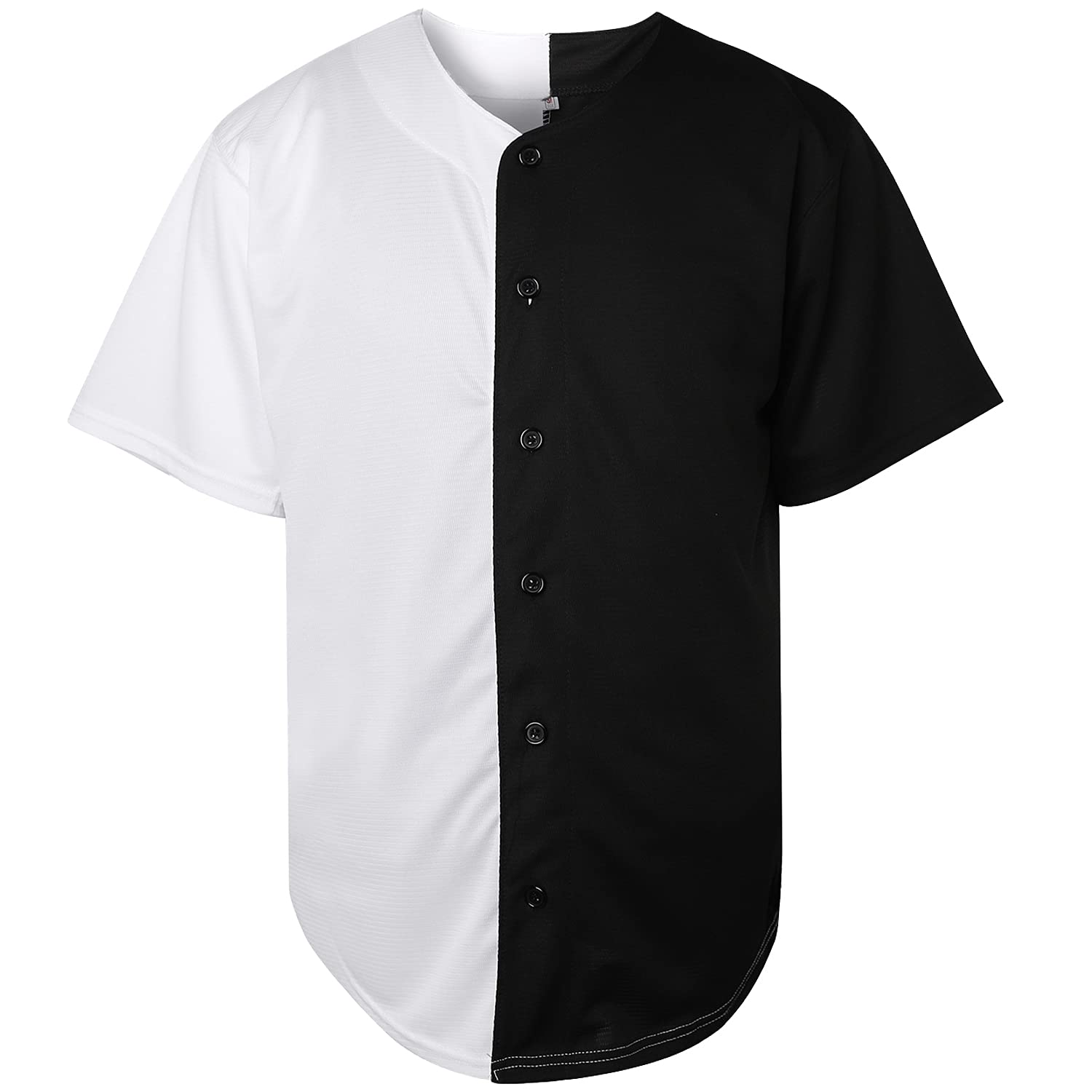 Phoneutrix Blank Plain Hip Hop Hipster Baseball Jersey Button Down Shirts Sports Uniforms Men Women Jersey