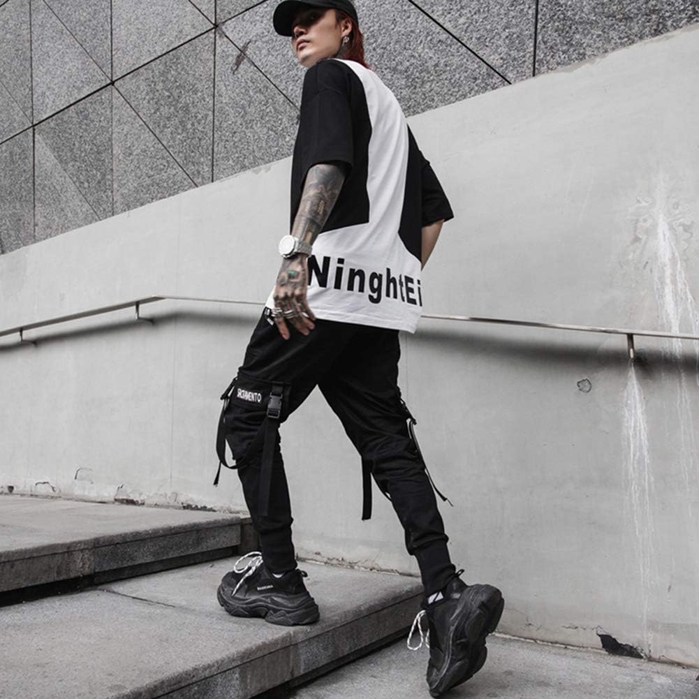 XYXIONGMAO Men's Jogger Pants Techwear Hip Hop Harem Pants Streetwear Tactical Track Pants