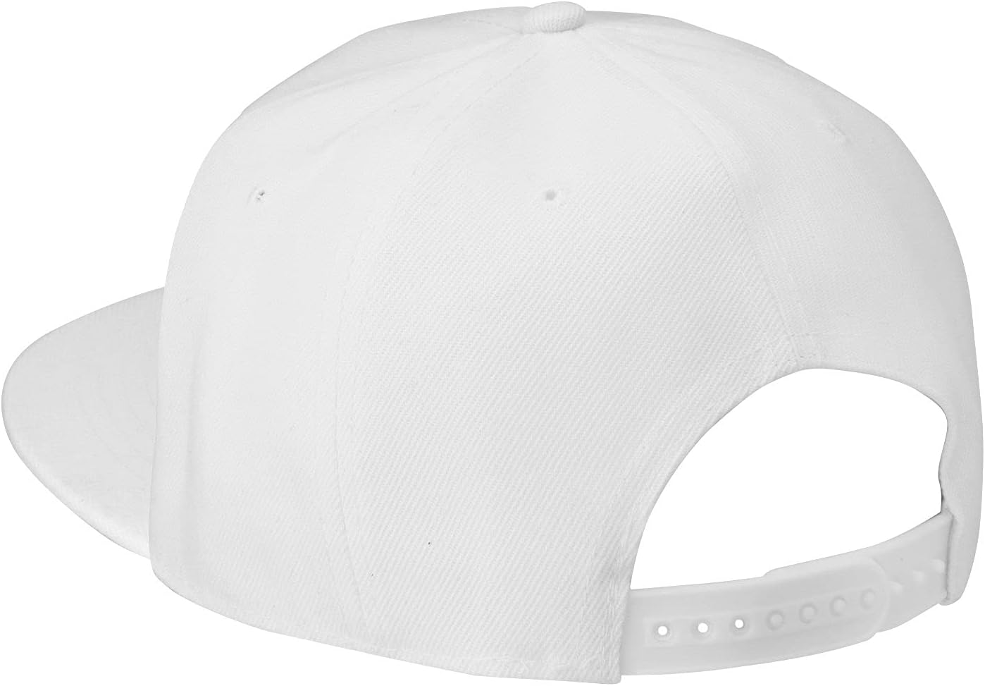 Classic Snapback Hat Cap Hip Hop Style Flat Bill Blank Solid Color Adjustable Size