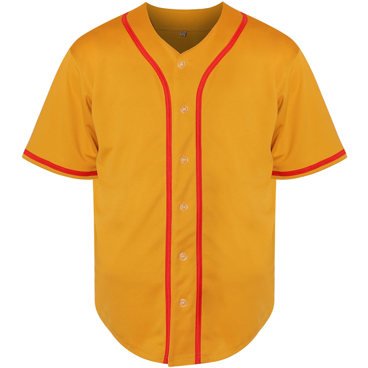 Phoneutrix Blank Plain Hip Hop Hipster Baseball Jersey Button Down Shirts Sports Uniforms Men Women Jersey