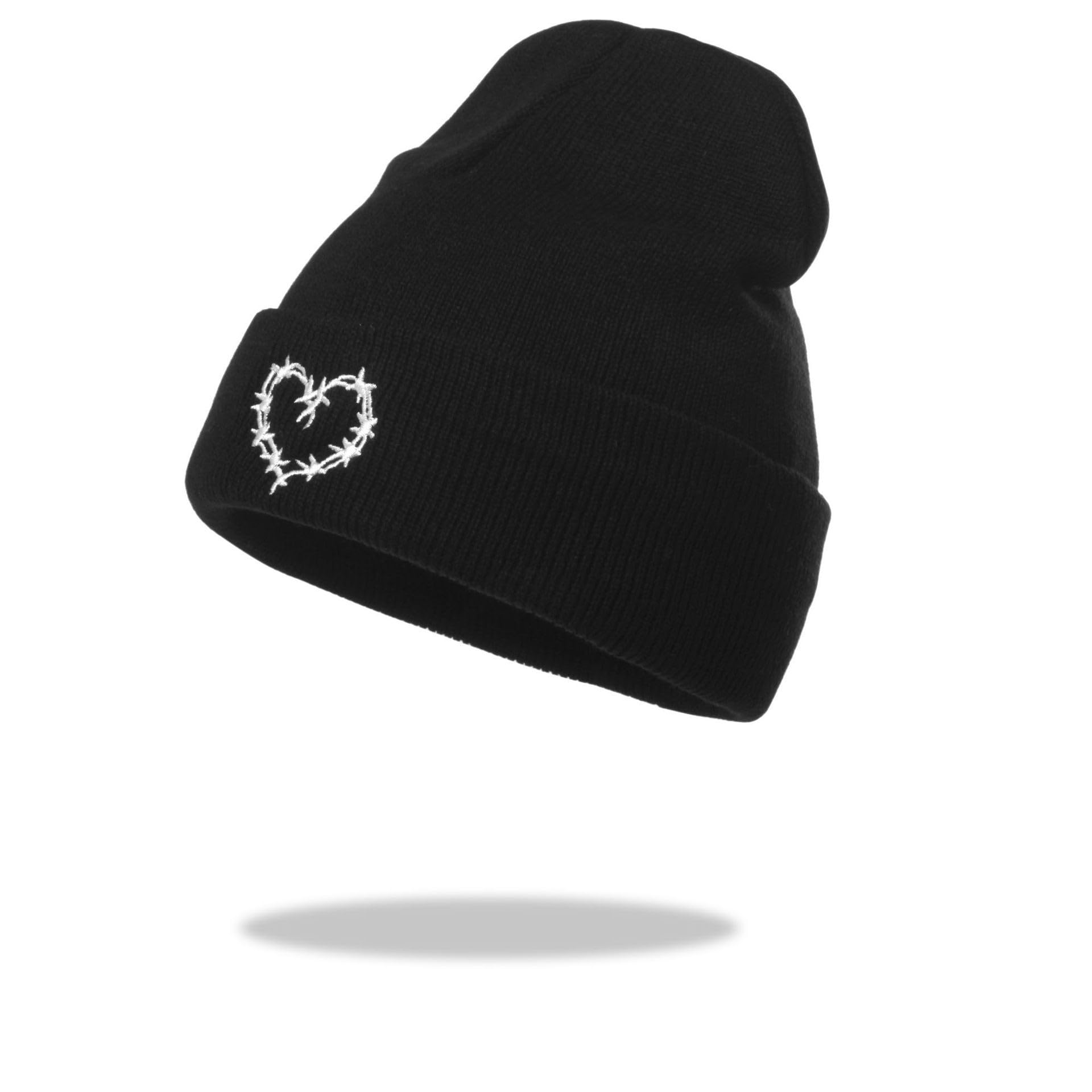 Fashion Autumn Winter Warm Beanie Hats Embroidery Cotton Caps Men Women Knitted Hip Hop Hats