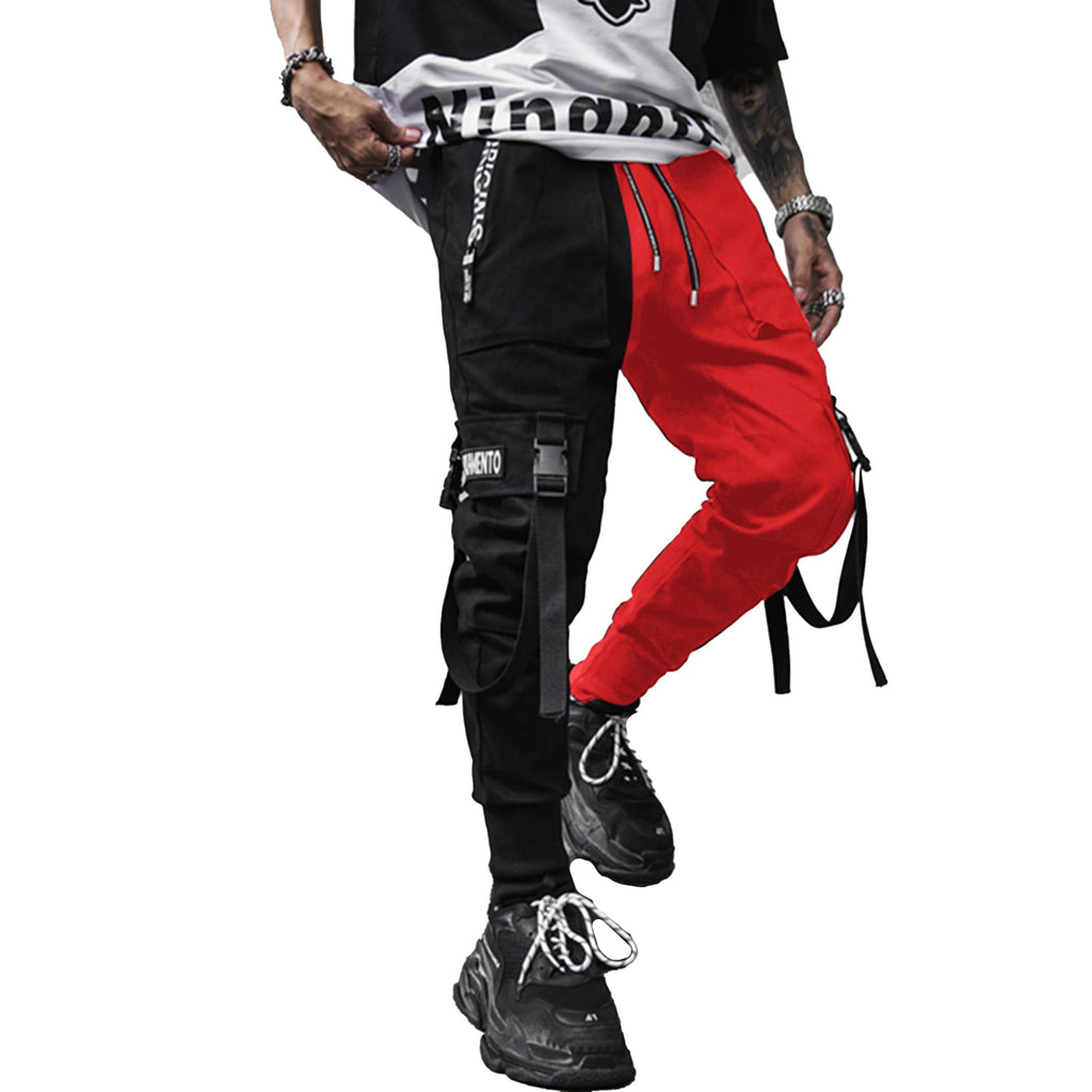 XYXIONGMAO Men's Jogger Pants Techwear Hip Hop Harem Pants Streetwear Tactical Track Pants