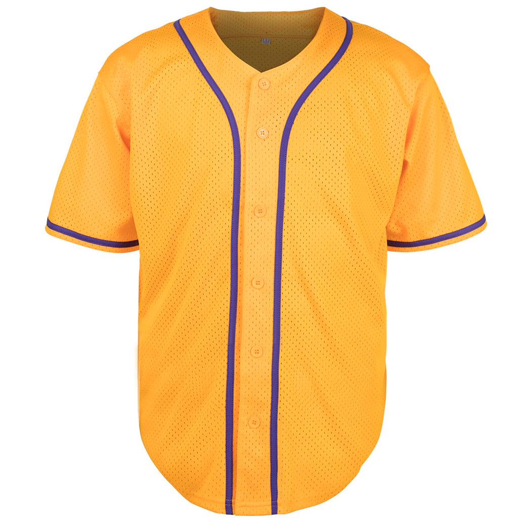 Phoneutrix Blank Plain Hip Hop Hipster Baseball Jersey Button Down Shirts Sports Uniforms Men Women Jersey