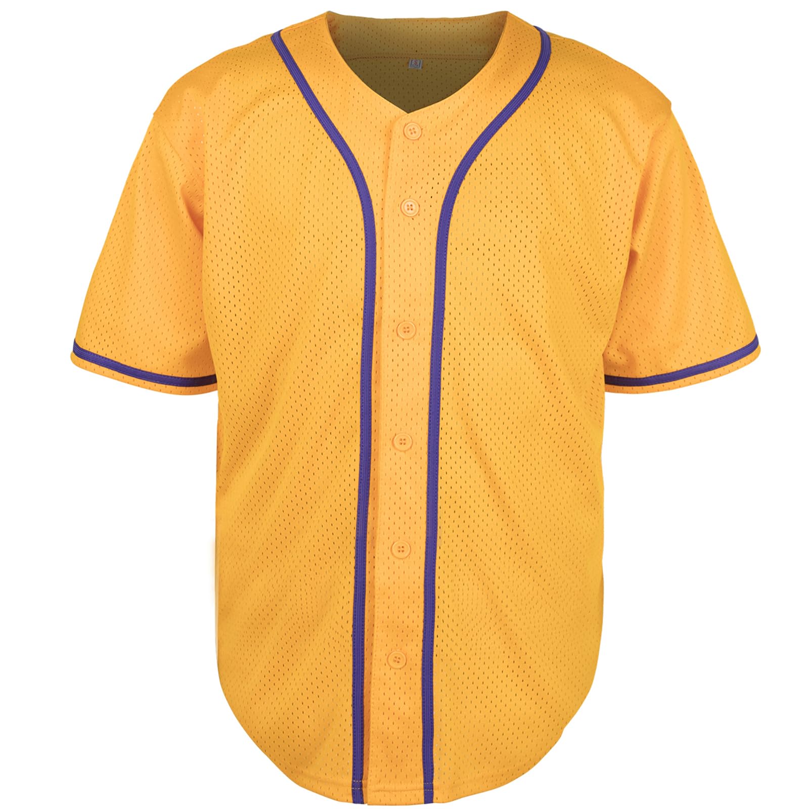Phoneutrix Blank Plain Hip Hop Hipster Baseball Jersey Button Down Shirts Sports Uniforms Men Women Jersey