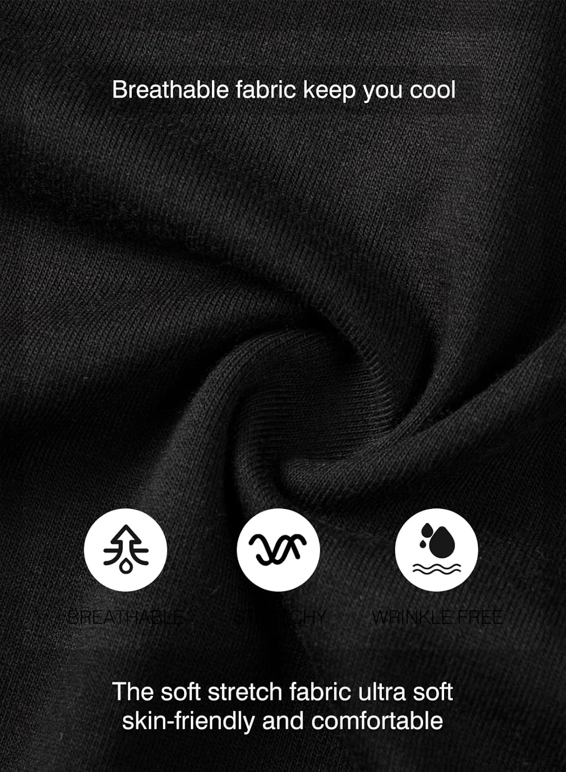 JMIERR Mens 3 Pack Cotton Hipster Hip Hop Longline Crewneck T-Shirt