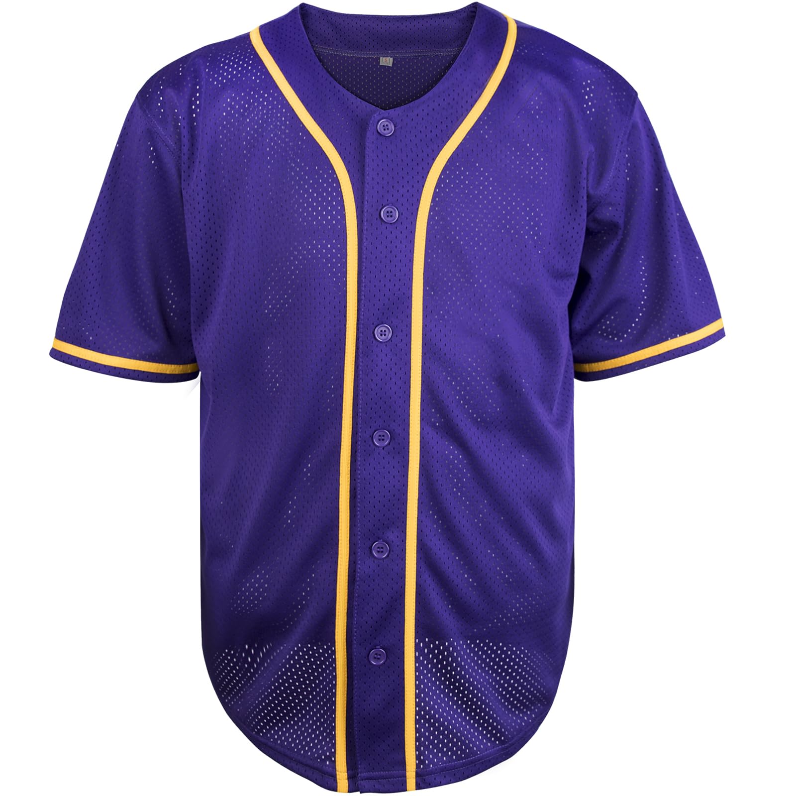 Phoneutrix Blank Plain Hip Hop Hipster Baseball Jersey Button Down Shirts Sports Uniforms Men Women Jersey