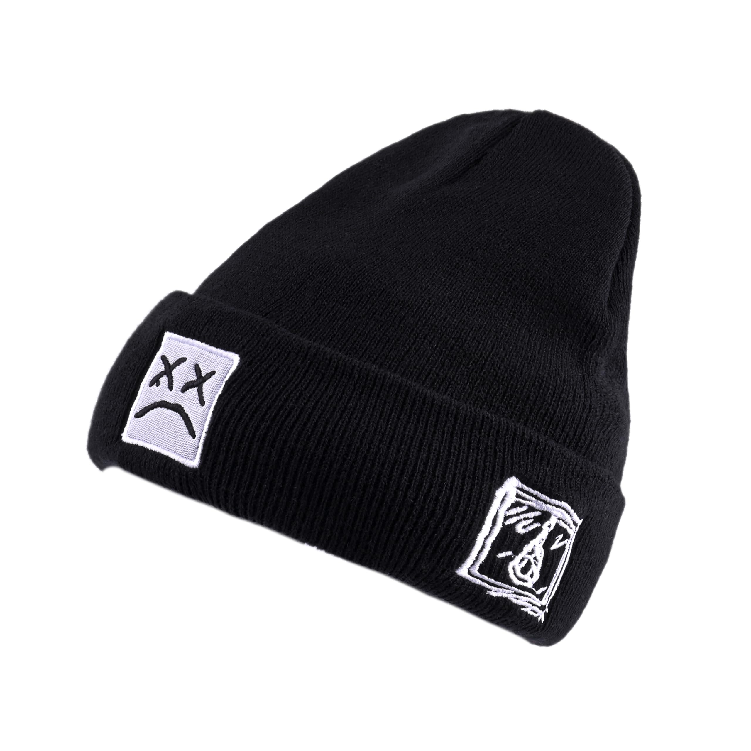 Fashion Autumn Winter Warm Beanie Hats Embroidery Cotton Caps Men Women Knitted Hip Hop Hats