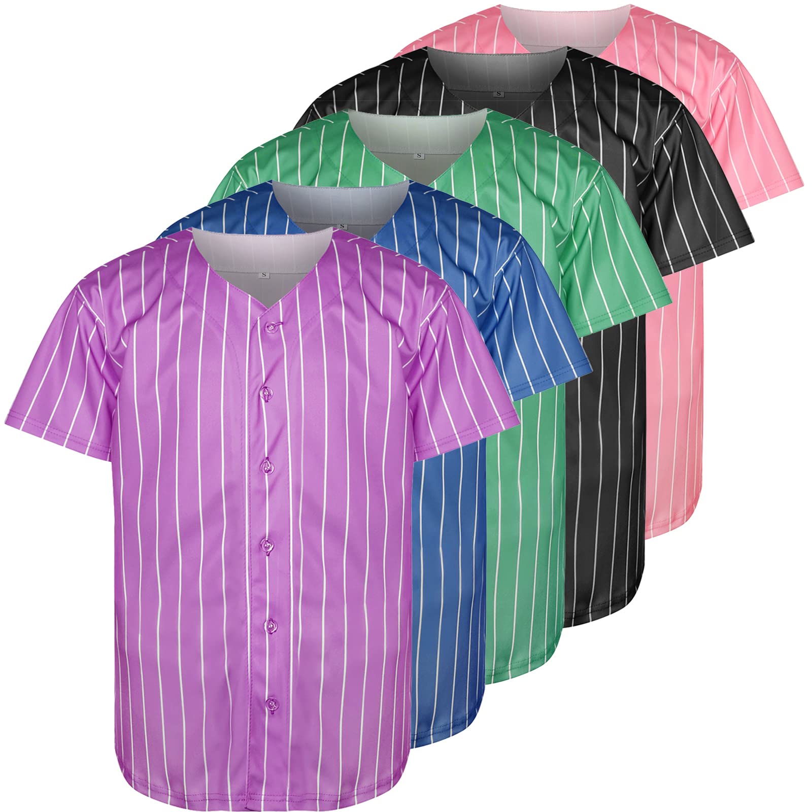 Phoneutrix Blank Plain Hip Hop Hipster Baseball Jersey Button Down Shirts Sports Uniforms Men Women Jersey