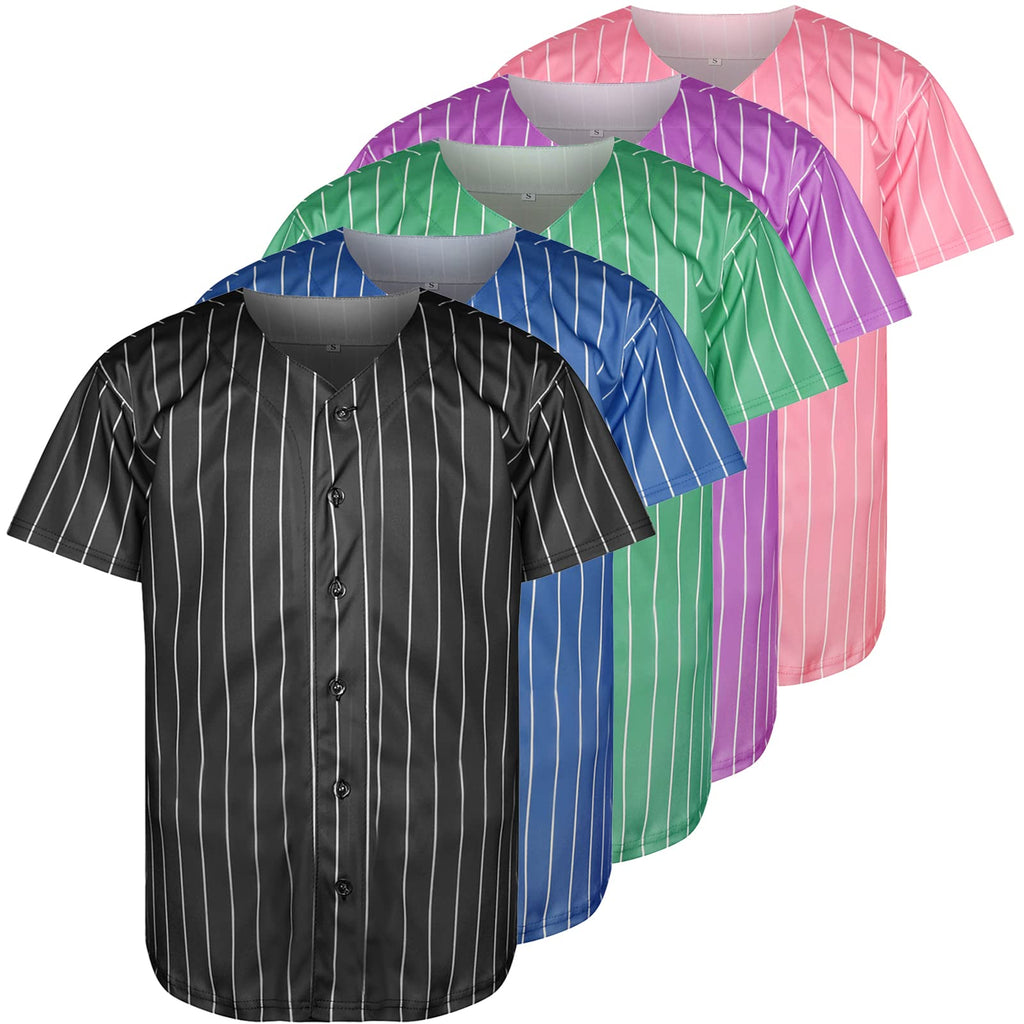Phoneutrix Blank Plain Hip Hop Hipster Baseball Jersey Button Down Shirts Sports Uniforms Men Women Jersey