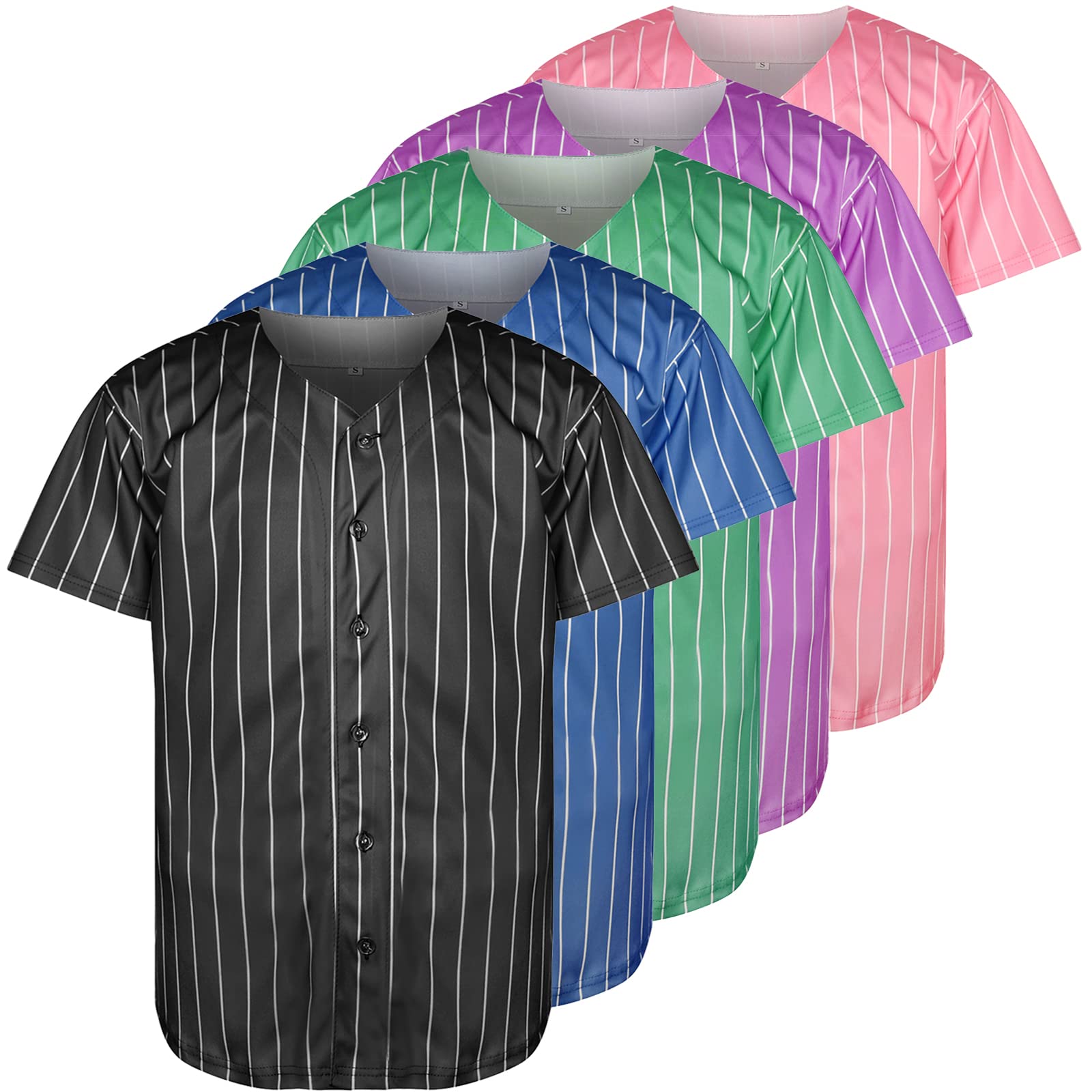 Phoneutrix Blank Plain Hip Hop Hipster Baseball Jersey Button Down Shirts Sports Uniforms Men Women Jersey