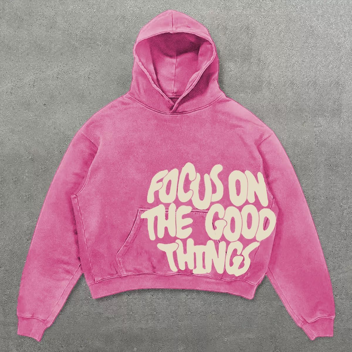Men's Y2K Letter Print Hoodie Acid Wash Oversize Vintage Hoodies Hip-Hop Baggy Gothic Pullover Sweatshirt
