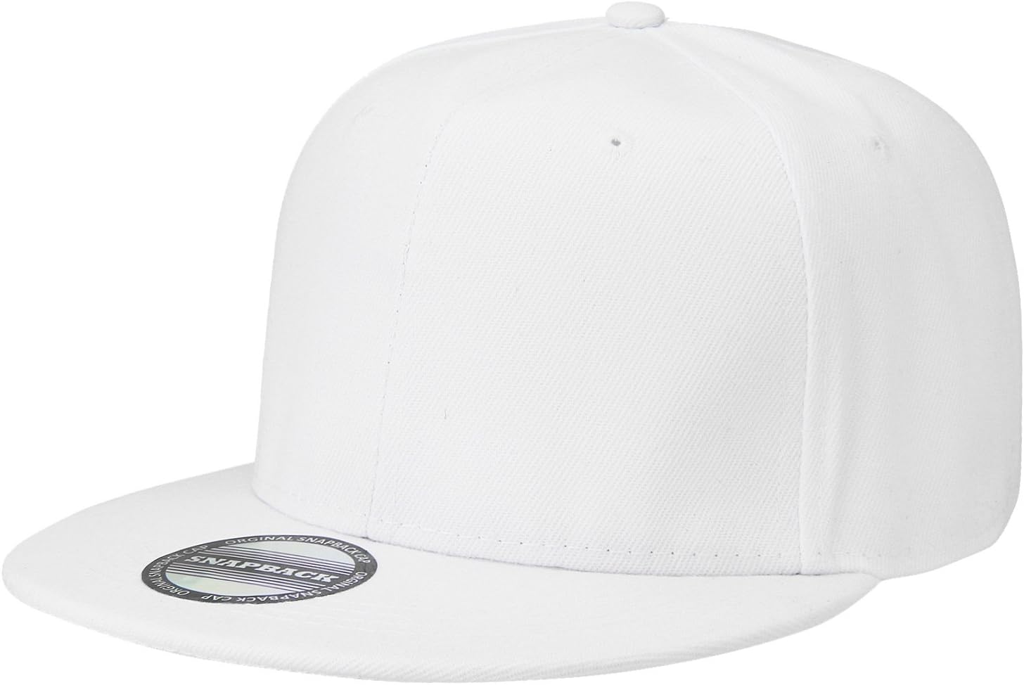 Classic Snapback Hat Cap Hip Hop Style Flat Bill Blank Solid Color Adjustable Size