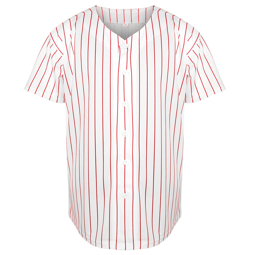 Phoneutrix Blank Plain Hip Hop Hipster Baseball Jersey Button Down Shirts Sports Uniforms Men Women Jersey