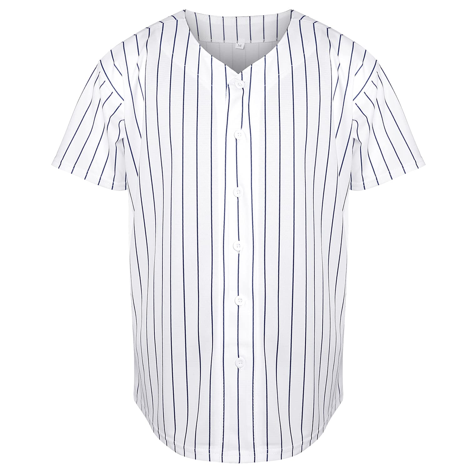 Phoneutrix Blank Plain Hip Hop Hipster Baseball Jersey Button Down Shirts Sports Uniforms Men Women Jersey