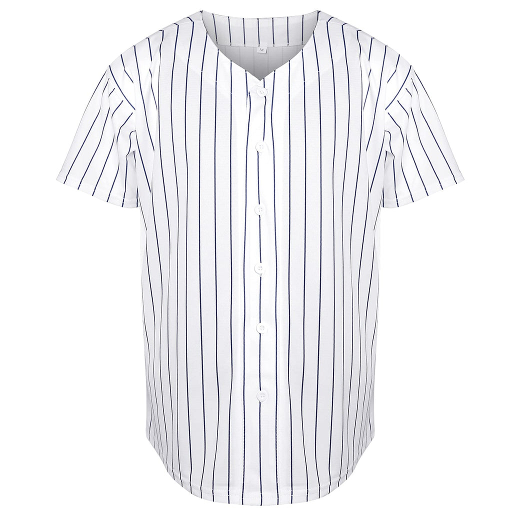 Phoneutrix Blank Plain Hip Hop Hipster Baseball Jersey Button Down Shirts Sports Uniforms Men Women Jersey